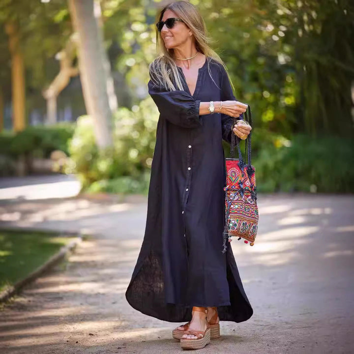 Women Lightweight Summer Dress Made of Linen Lune London