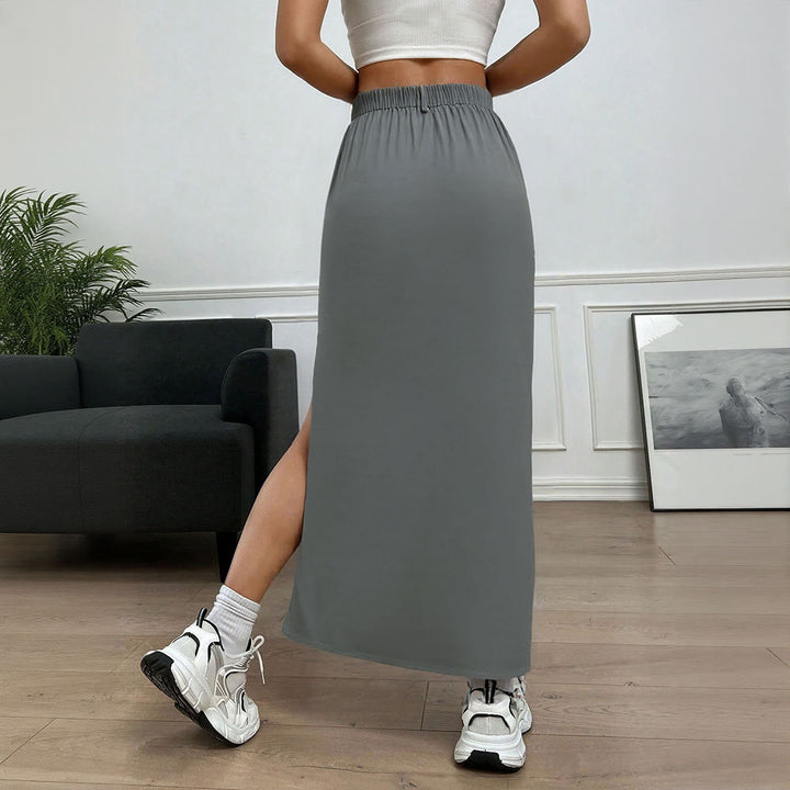 Jupe longue pour femme avec fente latérale Chic & Stil
