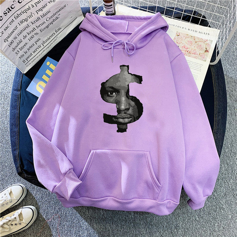Women's hoodie with striking graphic print Chic & Stil