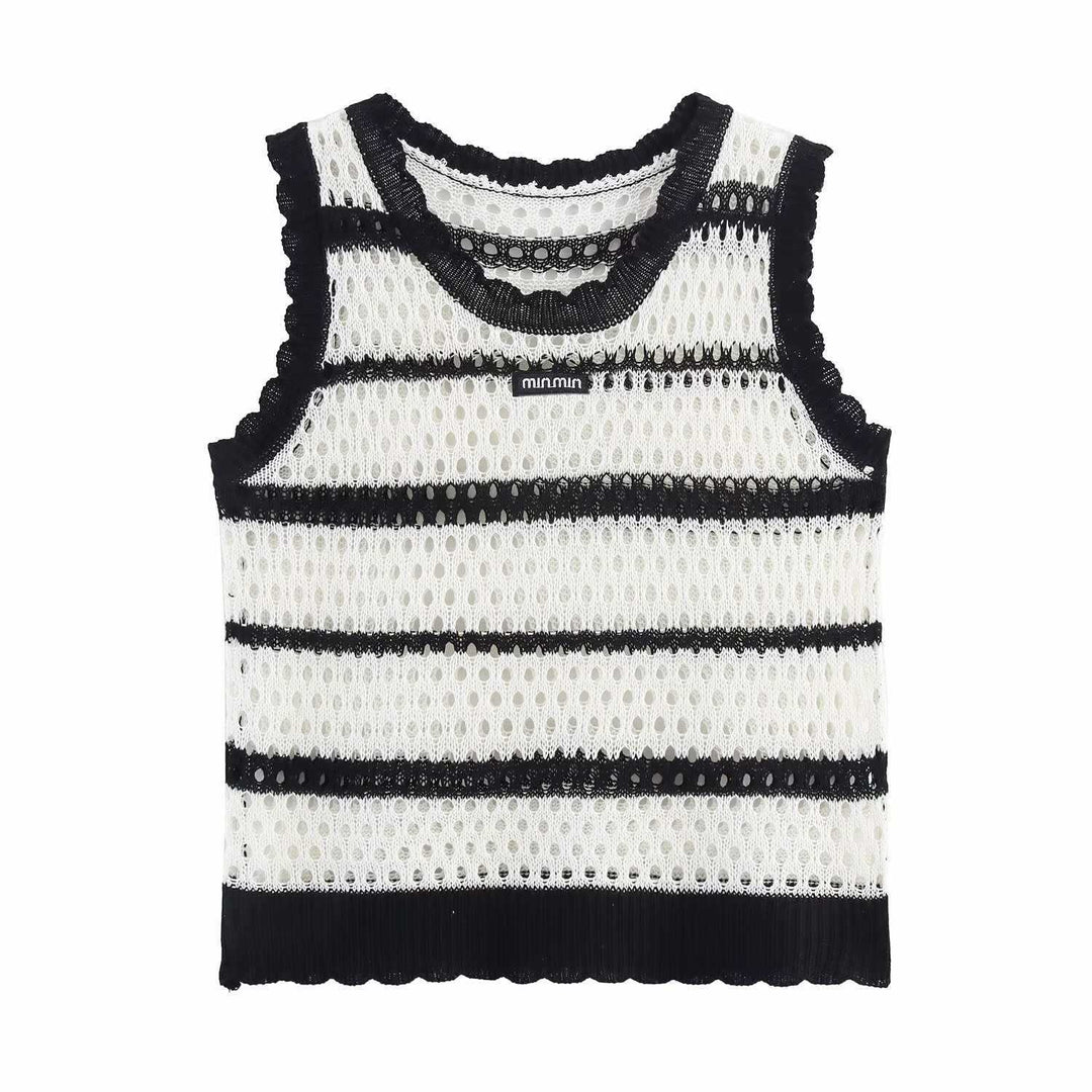 Knitted jacket for women with airy knit structure Lune London