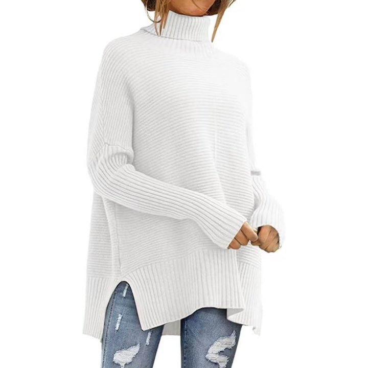 Ladies Comfortable Turtleneck Sweater Lune London