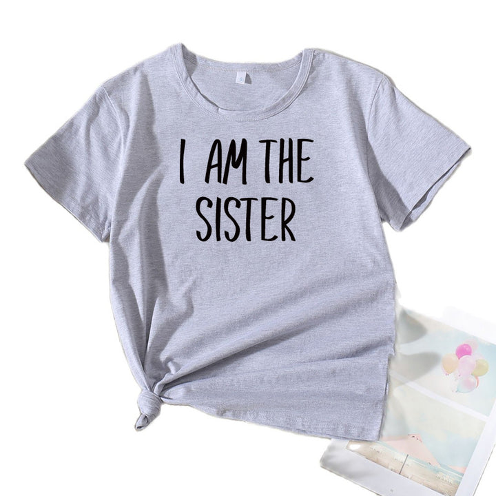 Women Leisure Sister T-shirt Statement Lune London