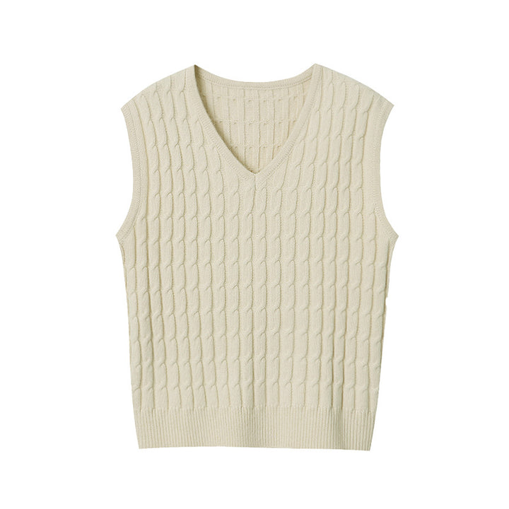 Women's Fashionable Sleeveless Knit Sweater Chic & Stil