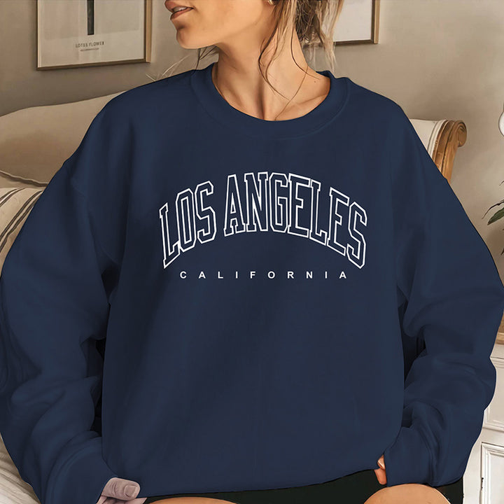 Sweatshirt pour femmes avec lettrage créatif et coupe décontractée Chic & Stil