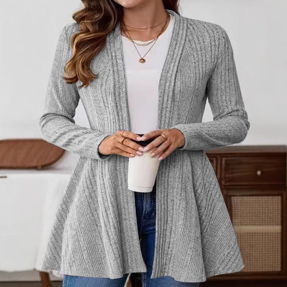 Women's long open-cut cardigan Lune London