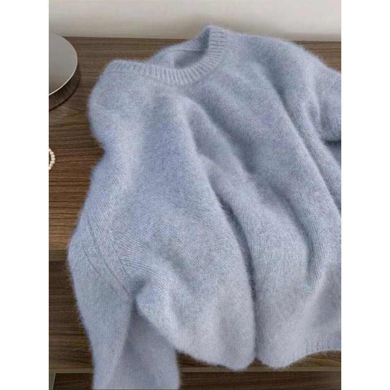 Pull confortable pour femmes en mélange de tricot fin Chic & Stil