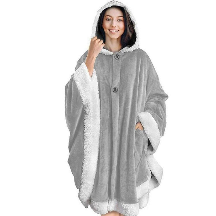 Ladies Cozy Hoodie Blanket Lune London