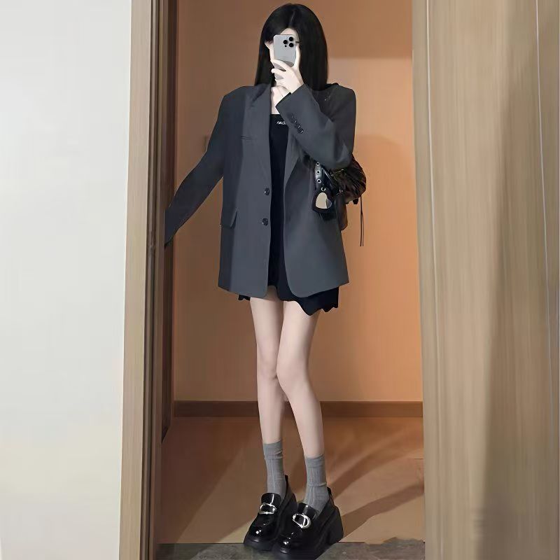 Blazer surdimensionné pour femmes avec poches Chic & Stil