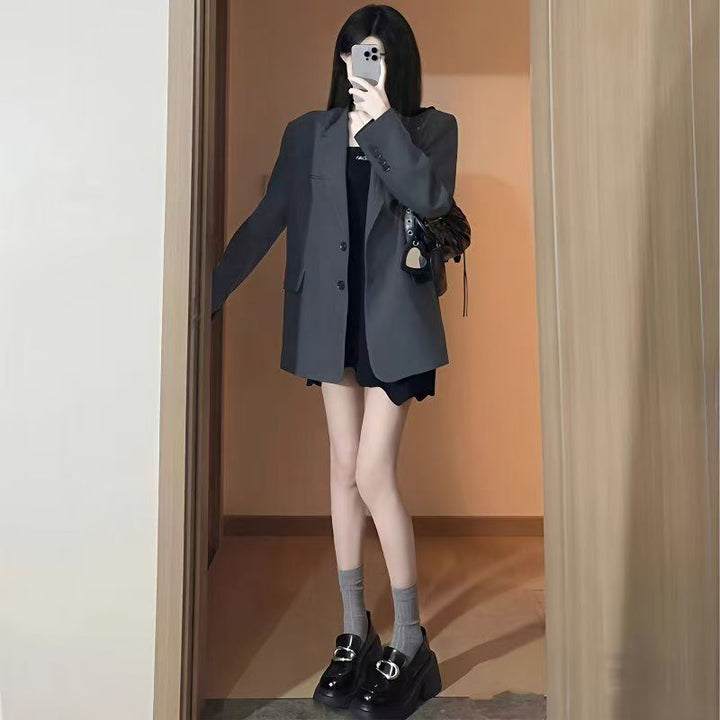 Blazer surdimensionné pour femmes avec poches Chic & Stil