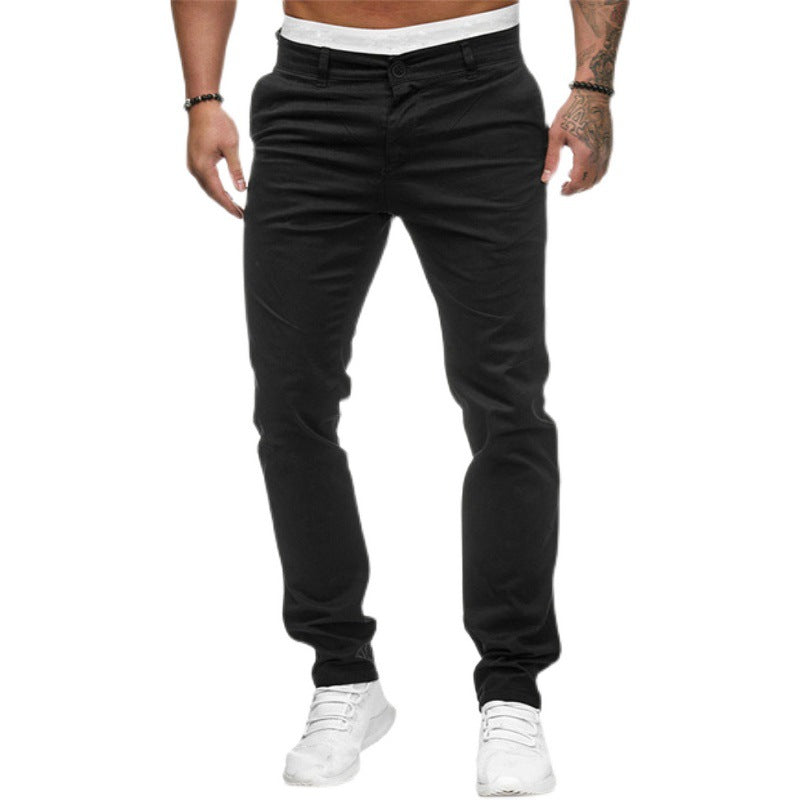 Slim-fit leisure pants for men with elastic waistband and comfortable fit Lune London