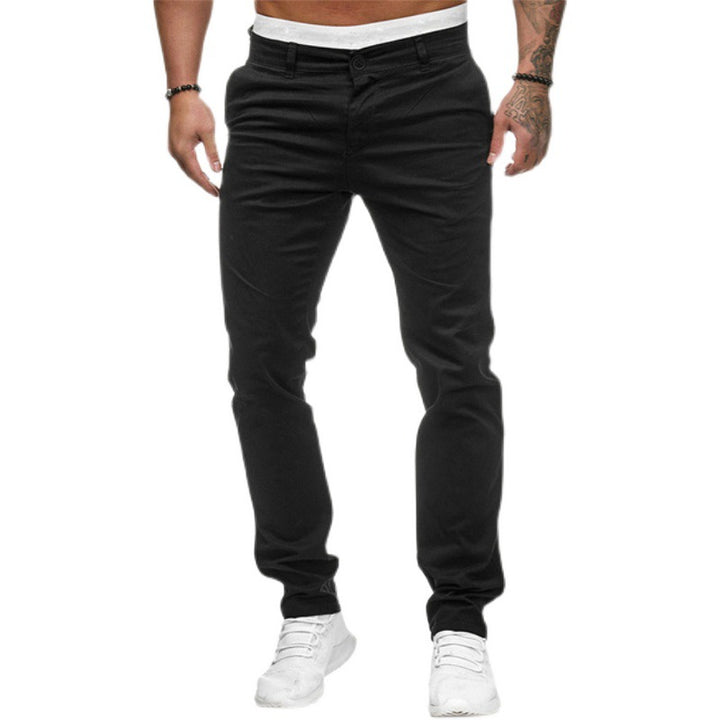 Slim-fit leisure pants for men with elastic waistband and comfortable fit Lune London