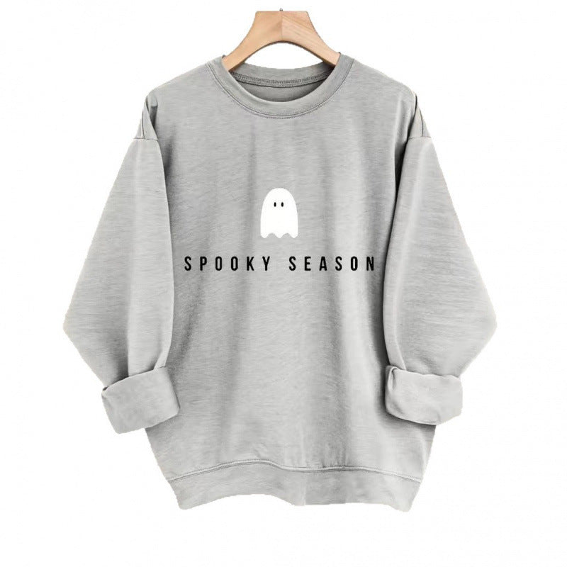 Women's sweatshirt with casual spooky design and soft inner fleece Lune London