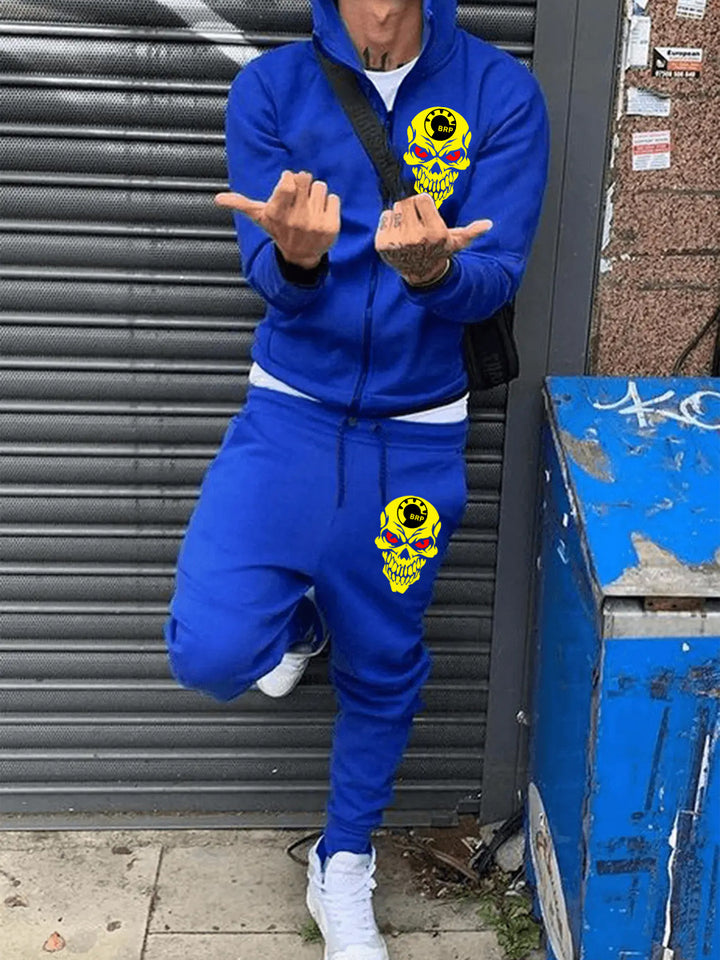 Men's hoodie with a unique skull design Lune London