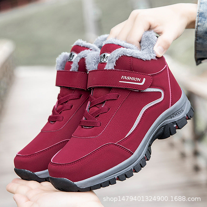 Lune London | Women's Warm Insulated Outdoor Hiking Shoes with Adjustable Velcro