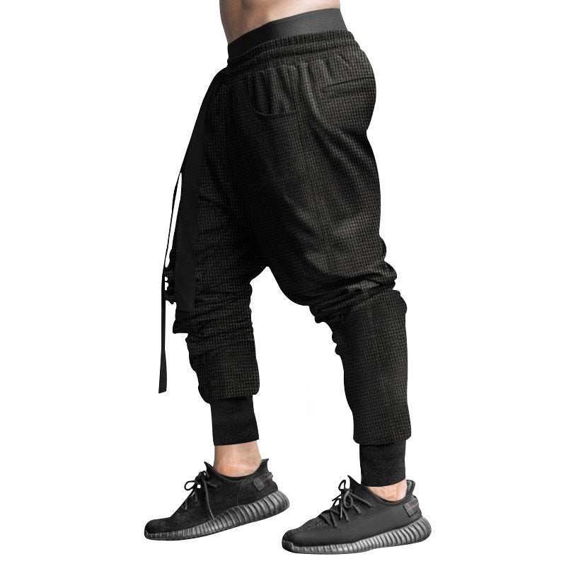 Fashionable men's sweatpants with innovative drawstring and side pockets Lune London