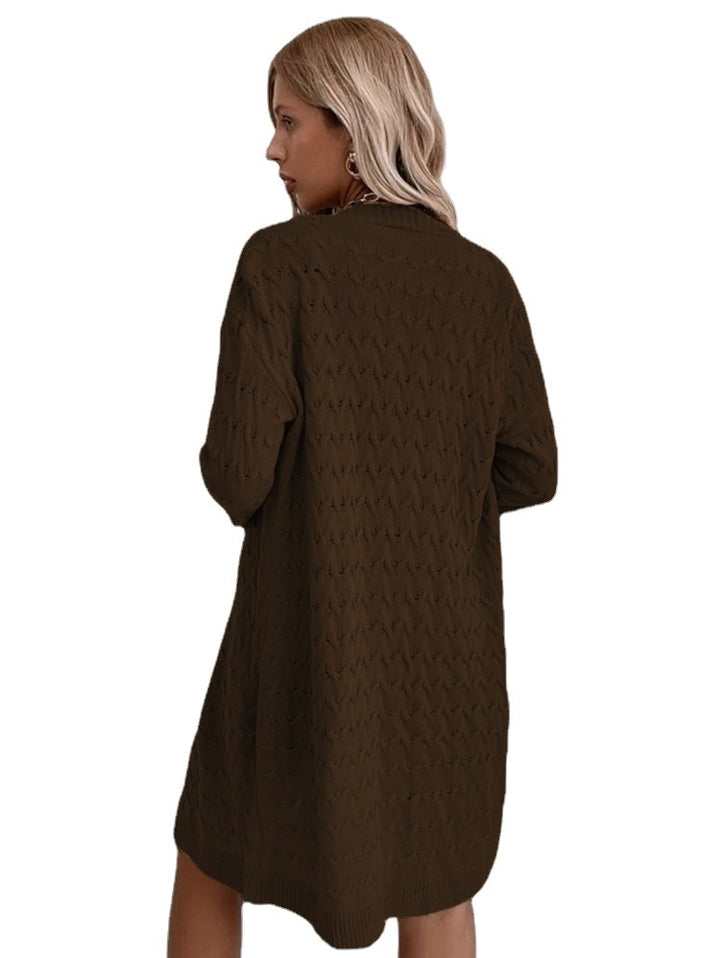 Knit jacket for women with a modern pattern and a relaxed fit Lune Londonl