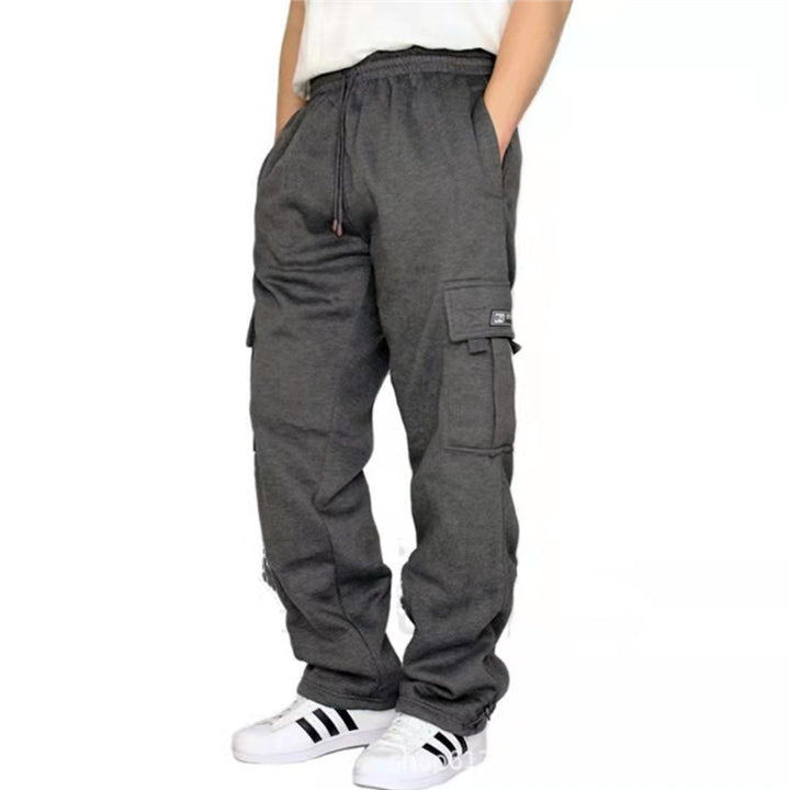 Men's cargo pants with practical pockets and elastic waist Lune London