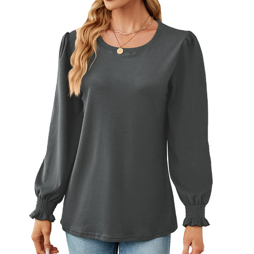 Sweater women with puff sleeves and elastic cuffs Lune London