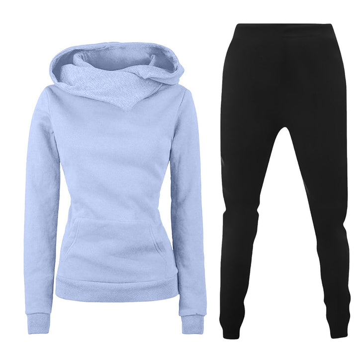 Ladies hoodie and chic style sports jumpsuit