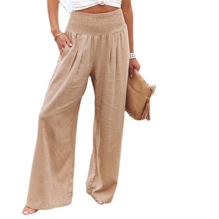 Loose summer pants for women with elastic waist and relaxed fit Lune London