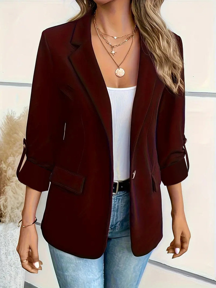 Women Elegant Jacket with Casual Cut and Practical Pockets Lune London
