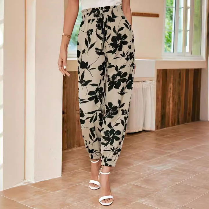 Pantalons floraux tendance pour femmes Chic & Stil