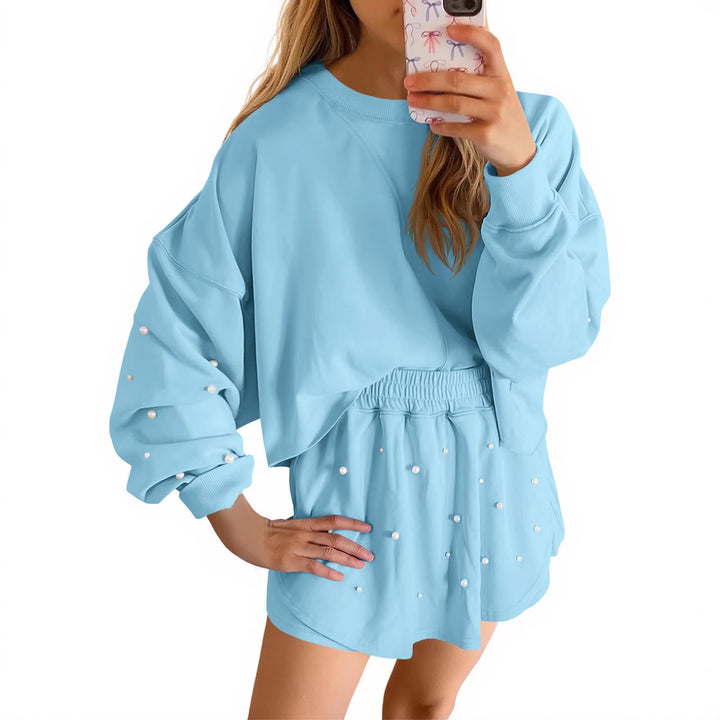 Ladies Sweatshirt and Skirt Sporty Set Lune London