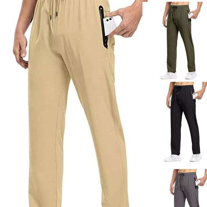 Men's sporty leisure pants with zip pockets on the sides Lune London