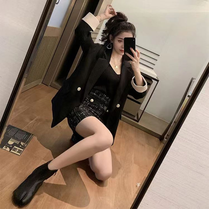 Veste élégante pour femmes à manches longues avec manches contrastées Chic & Stil