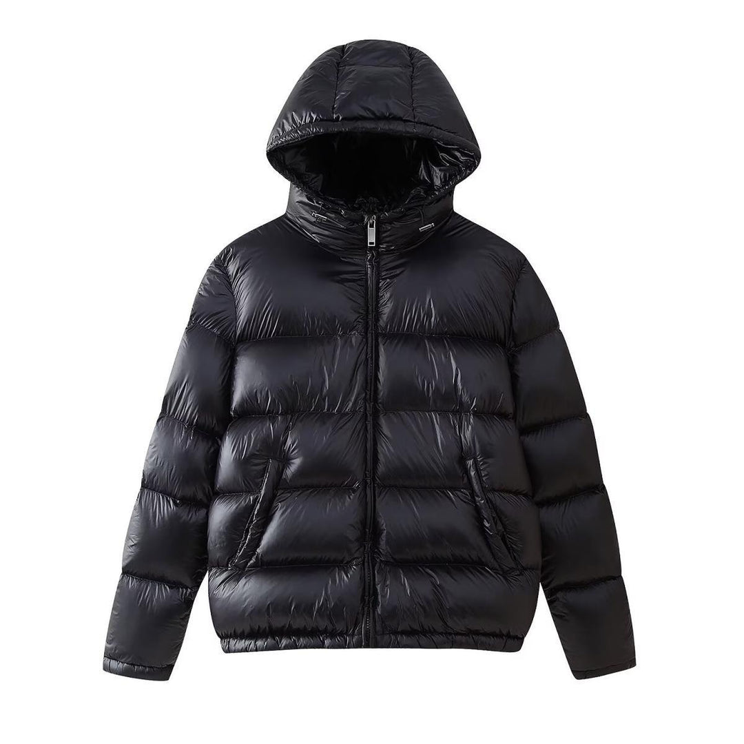 Ladies heated quilted vest with hood and practical pockets Lune London