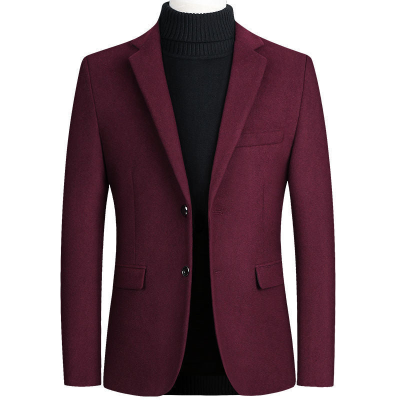 Elegant wool jacket for men with a classic design and a fine texture Lune London