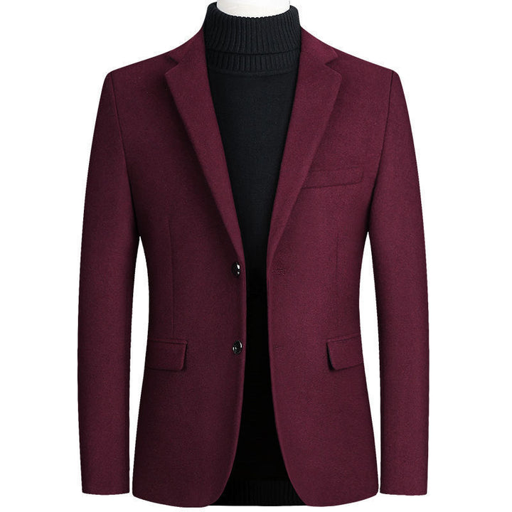 Elegant wool jacket for men with a classic design and a fine texture Lune London