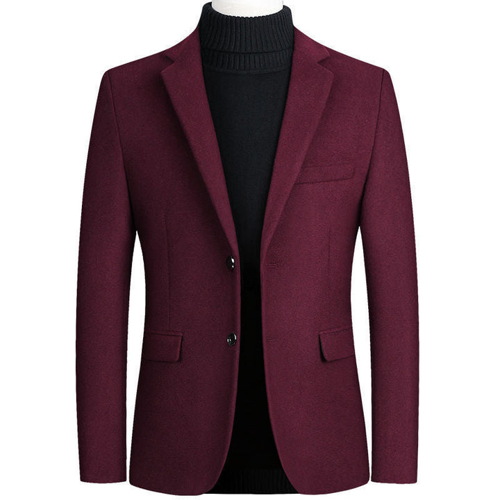 Lune London | Men's elegant wool blazer in classic cut with fine texture