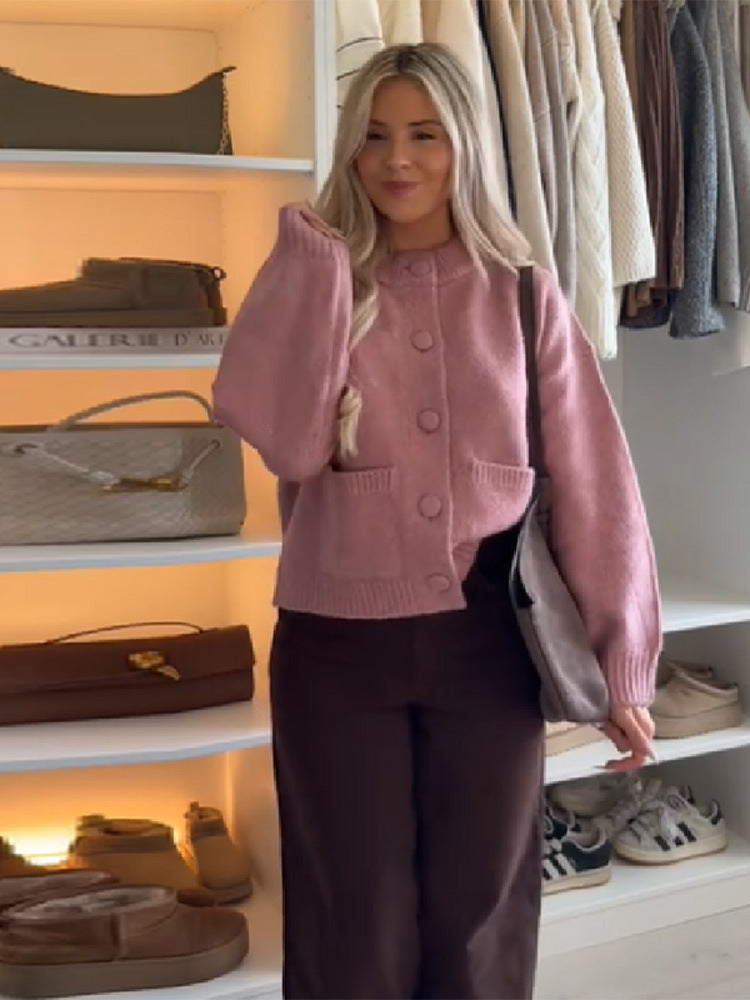 Cardigan Confortable Femme avec Grandes Poches Chic & Stil