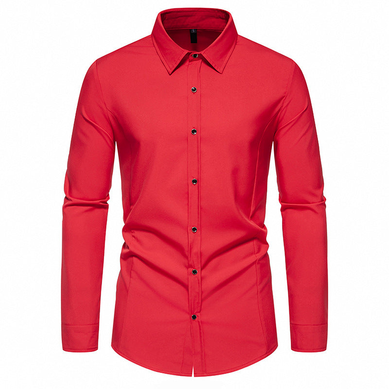 Trendy long sleeve shirt for men with a chic elegant cut Lune London