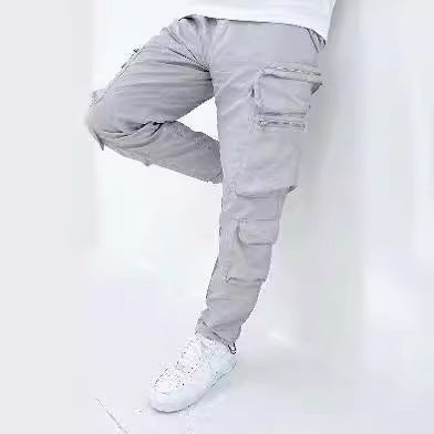 Men's cargo pants with practical multifunctional pockets and a modern slim fit Lune London