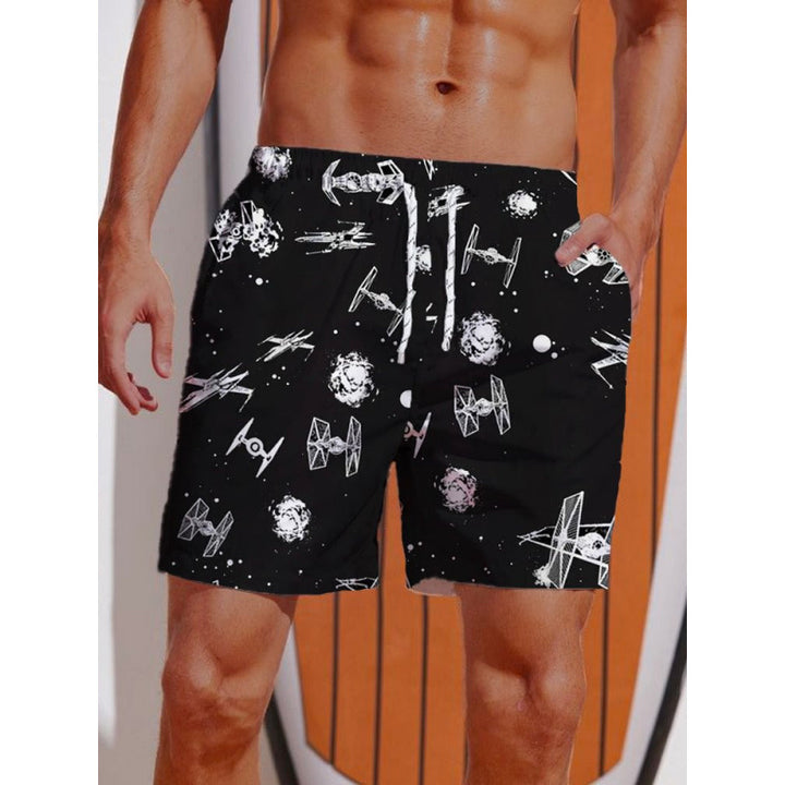 Men's Graphic Printed Psychedelic Swimwear Lune London
