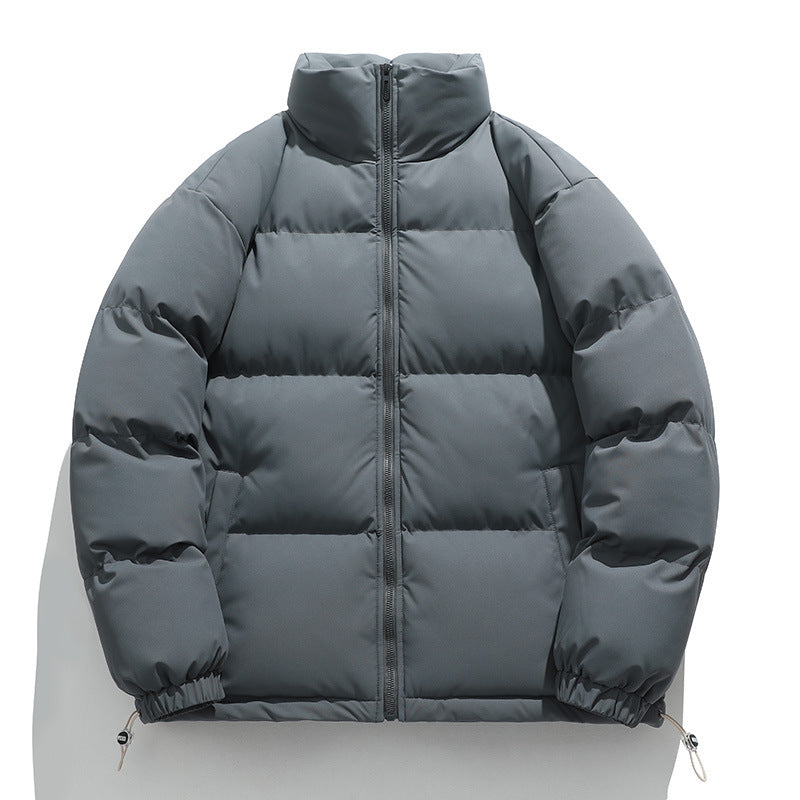 Insulated down jacket for men with high collar Lune London