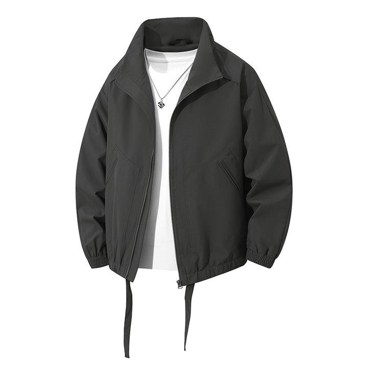 Casual windbreaker jacket for men with elastic cuffs and practical pockets Lune London