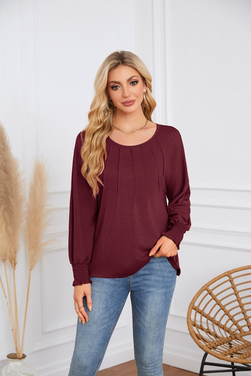 Ladies Elegant and Casual Long Sleeve T-shirt Lune London
