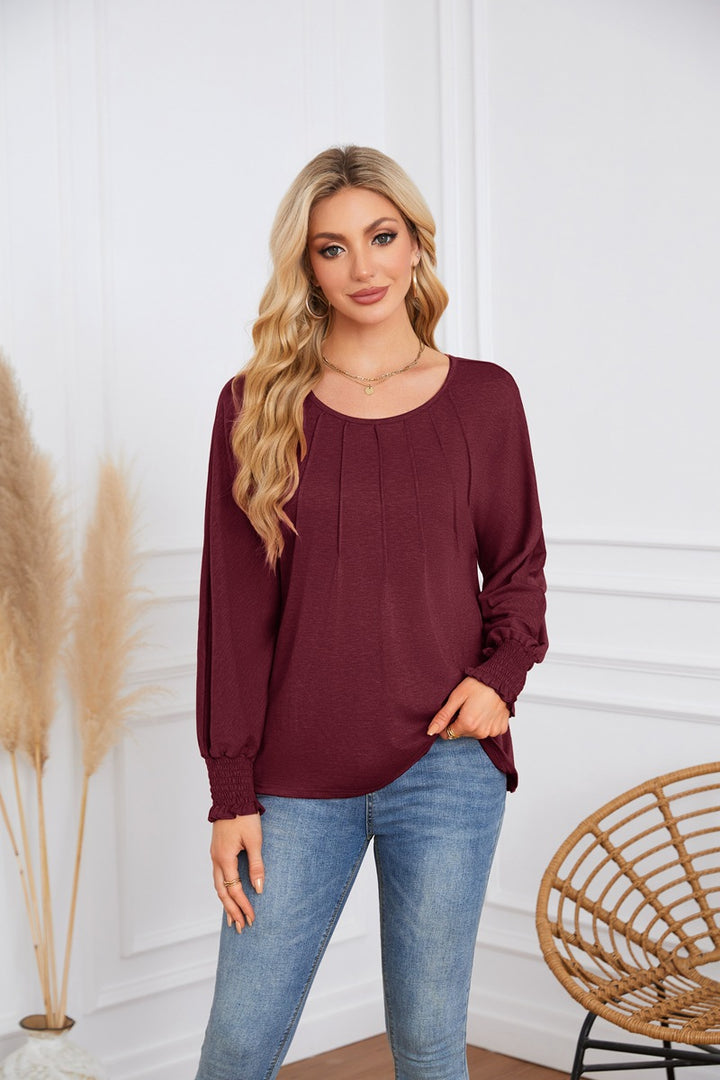 Ladies Elegant and Casual Long Sleeve T-shirt Lune London