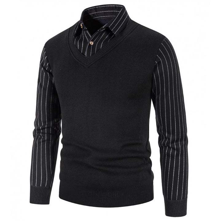 Elegant V-neck sweater for men Lune London