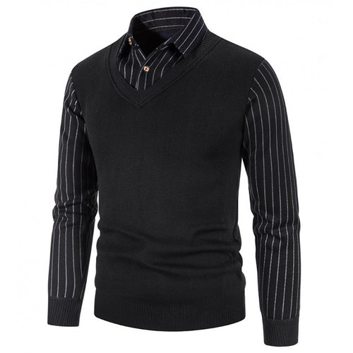 Elegant V-neck sweater for men Lune London
