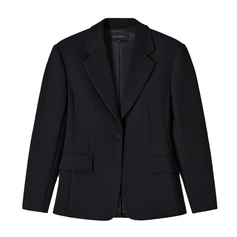 Oversized women's blazer jacket with unique button details and a relaxed fit Lune London