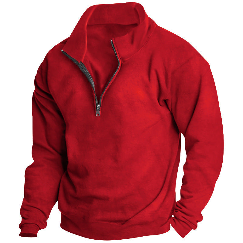 Lune London Men's Quarter Zip Sport Sweater