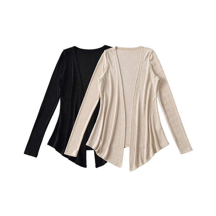 Ladies elegant, asymmetric cardigan Lune London