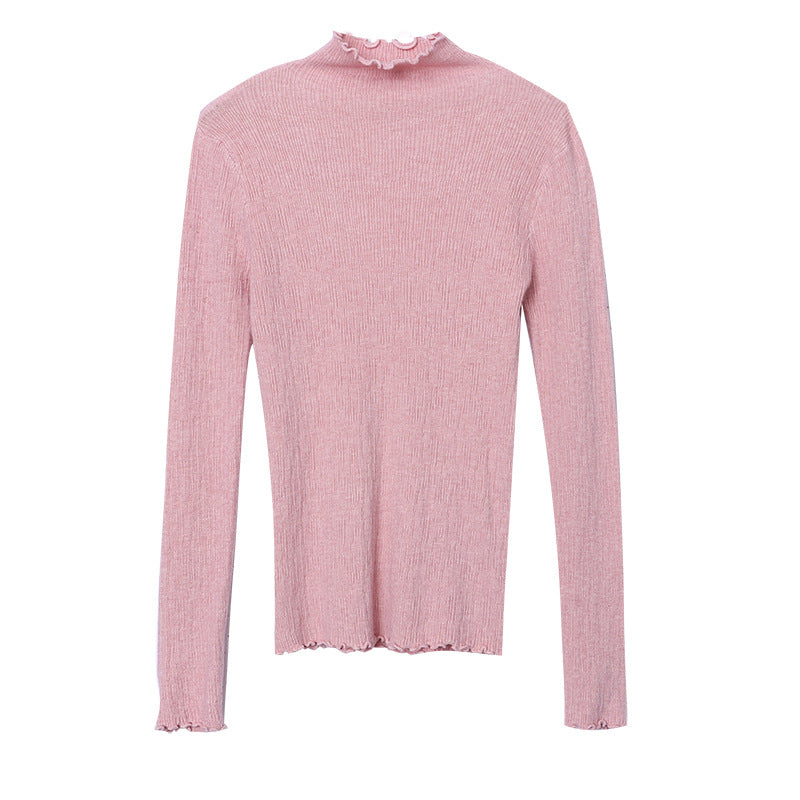 Women's fitted long-sleeve top with ribbed texture Chic & Stil
