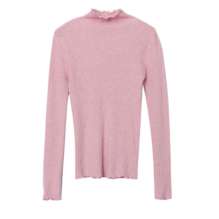 Women's fitted long-sleeve top with ribbed texture Chic & Stil