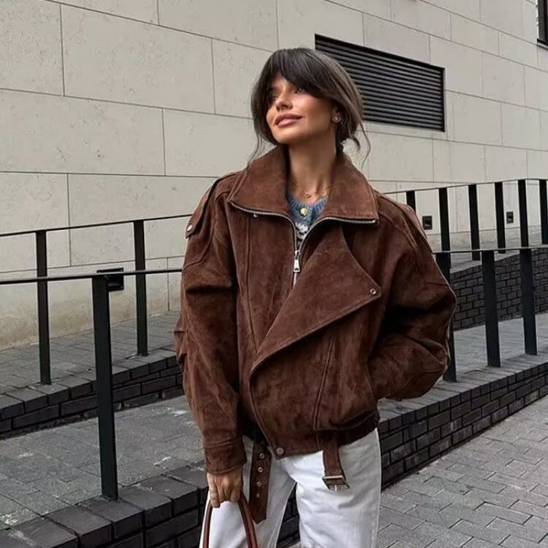 Oversized casual jacket for women made of high-quality material Lune London