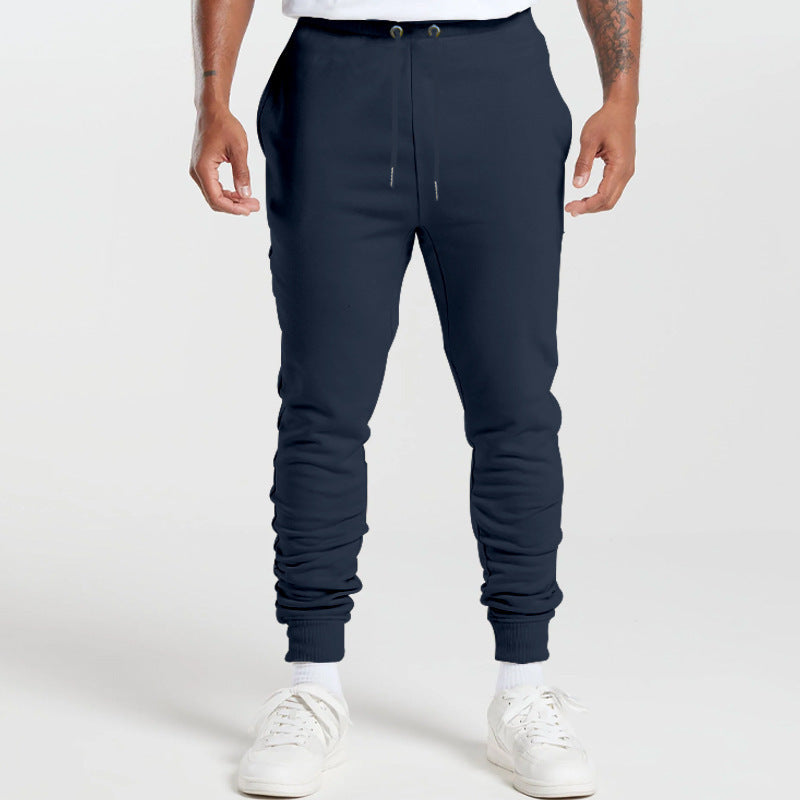 Men's sporty jogger pants with elastic waistband and practical pockets Lune London